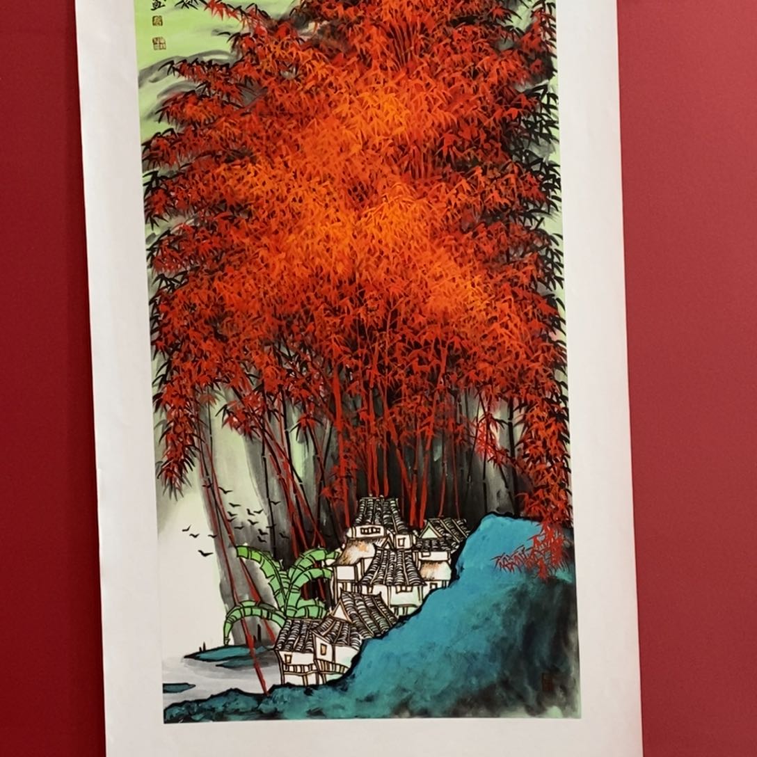 国画唐年桂三尺精品佳作