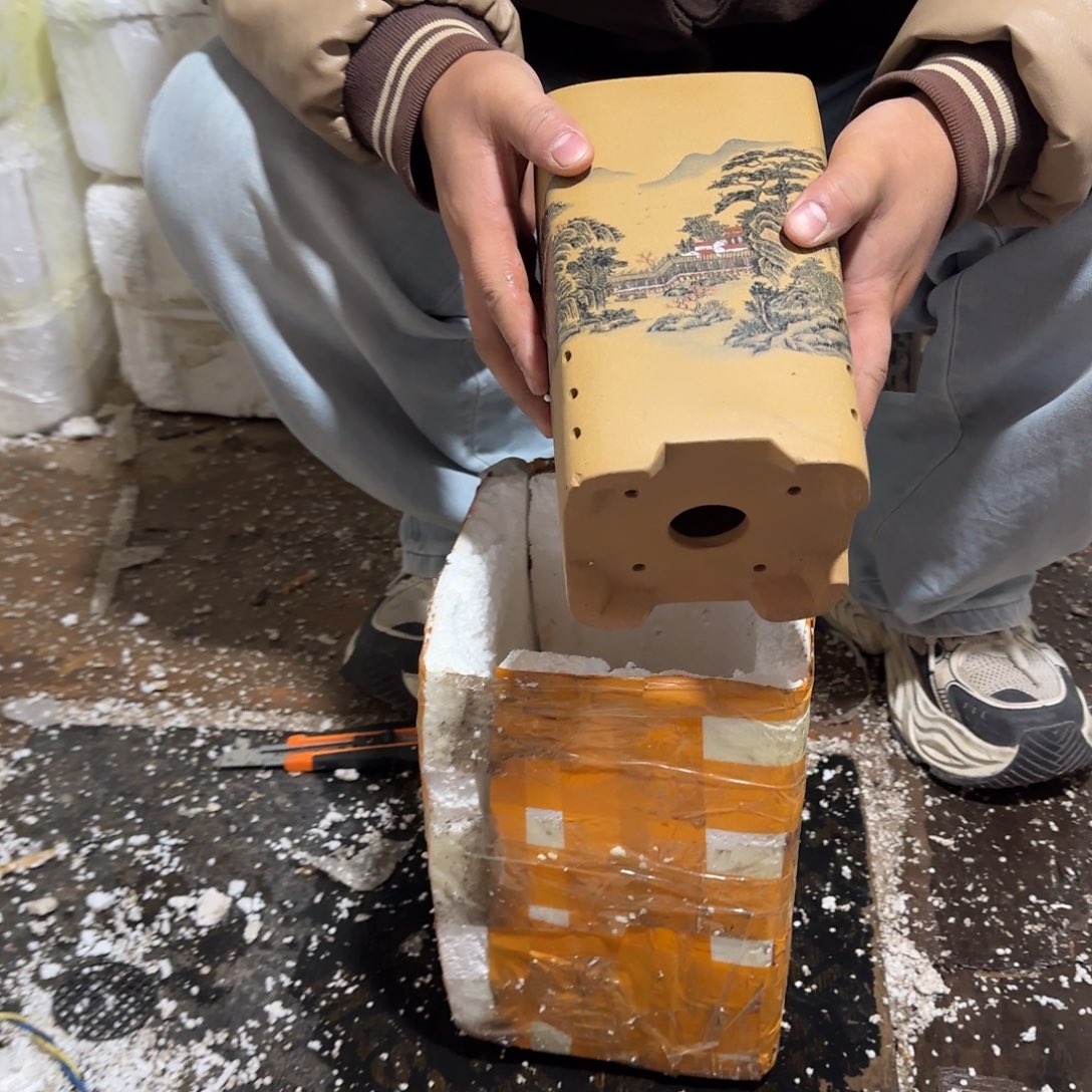 紫砂花盆口径14.20口径