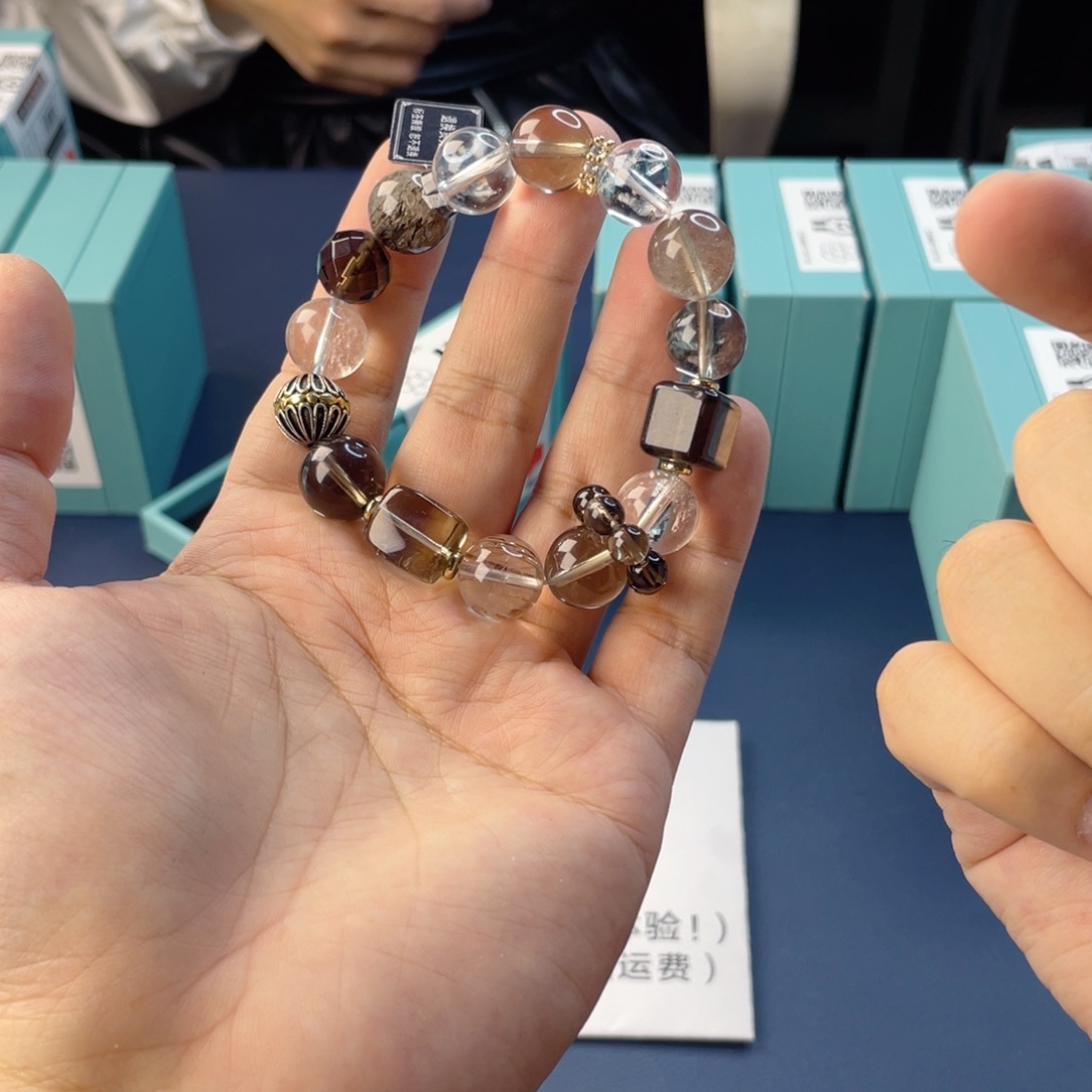 手链水晶银S925镶嵌