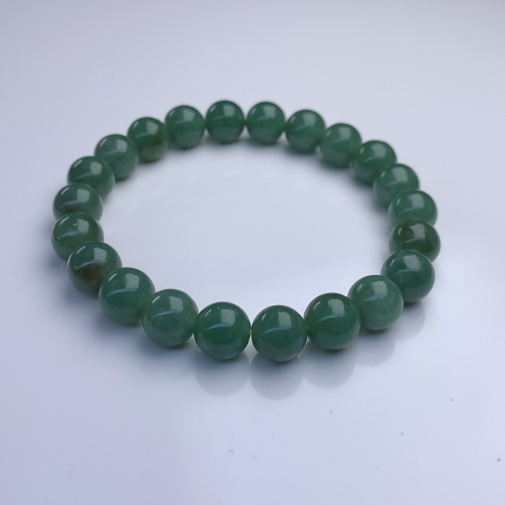 翡翠手串未镶嵌9.3mm！