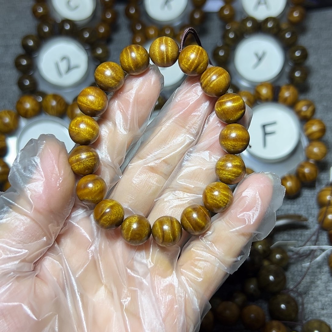 金丝楠手串/手链皮*皮小叶桢楠1.2