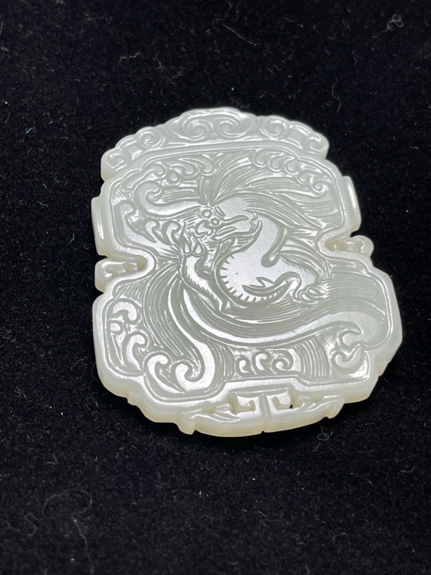 和田玉牌子吊坠挂件