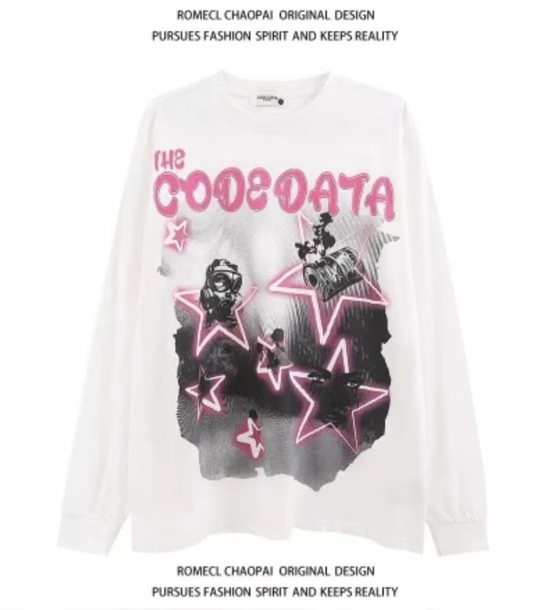 轰炸鬼马 大版上衣#C818