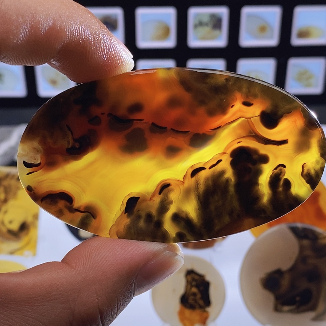 玛瑙/玉髓未镶嵌吊坠(不含链)35