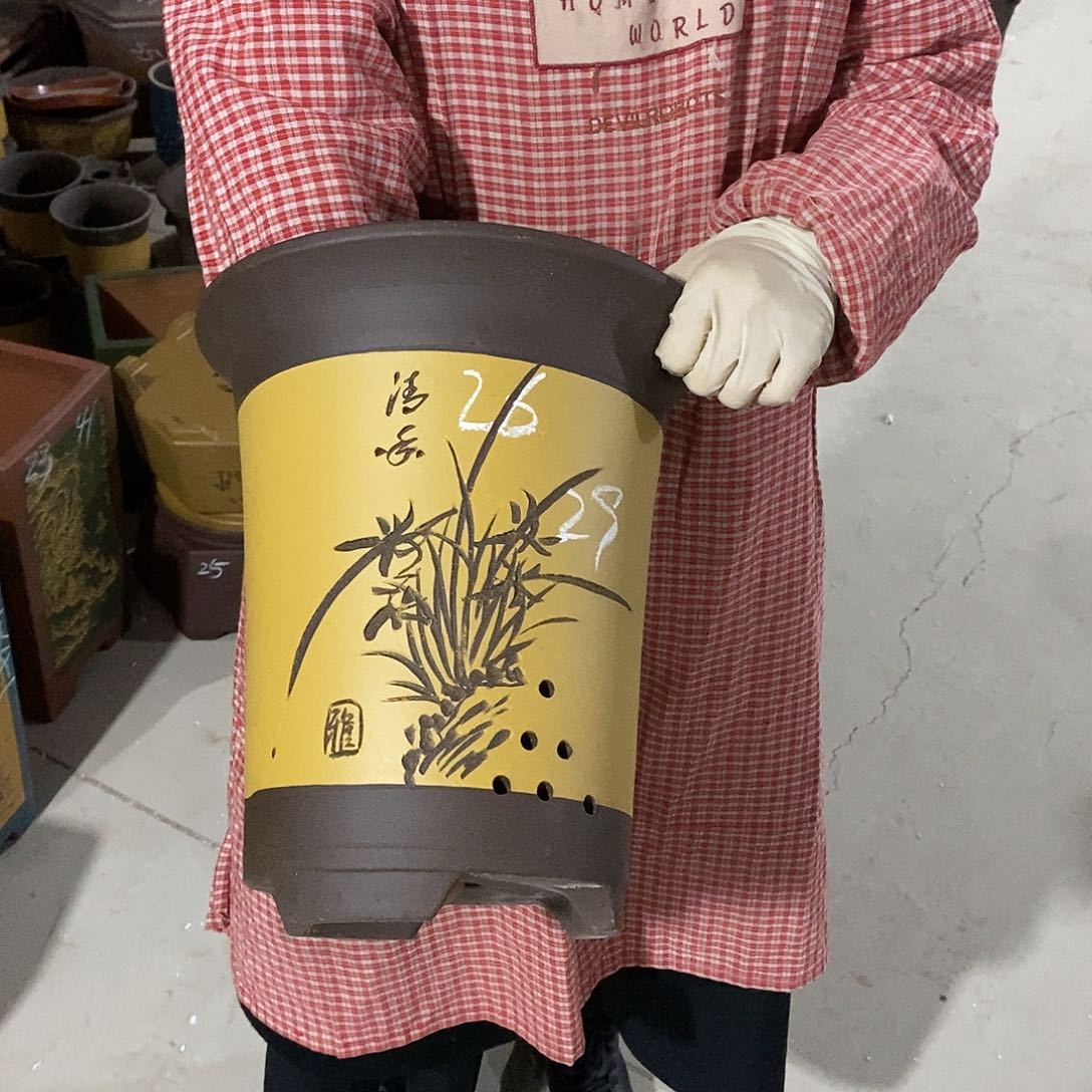紫砂花盆紫砂花盆