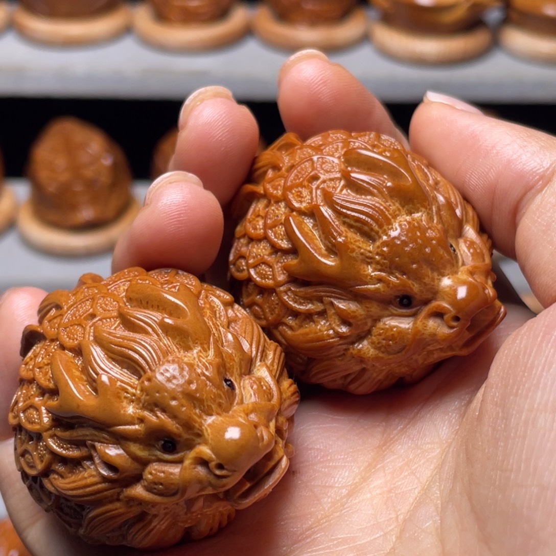 手串/手链橄榄核金币龙龟手球3.8