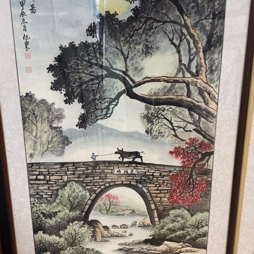 【闪购商品】国画手绘国画带框