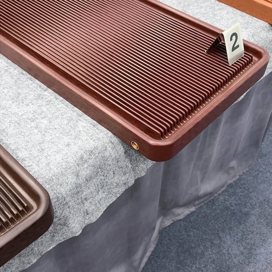 致*80405红色电木茶盘直边