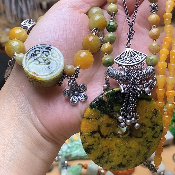 翡翠手链未镶嵌卿*两件套520