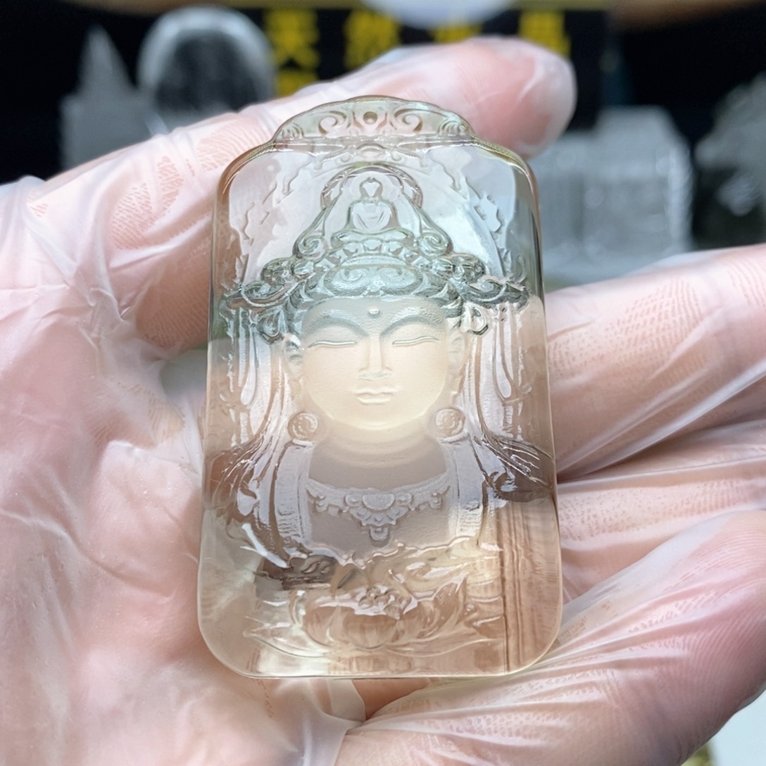 水晶颈饰未镶嵌小***