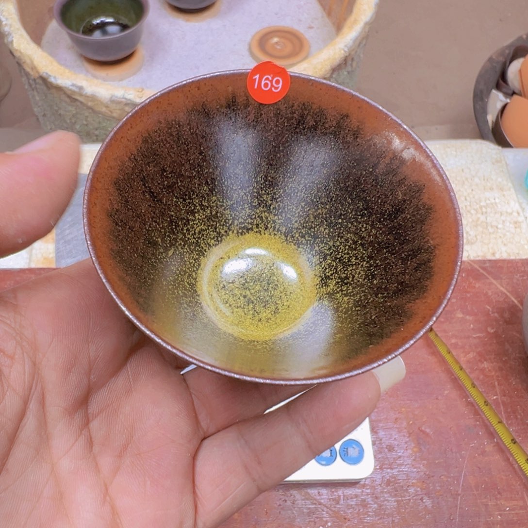 茶盏169 建窑建盏青钰龙窑