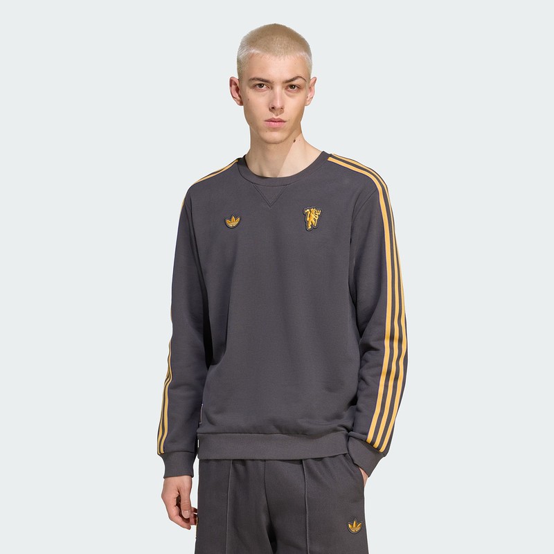 阿迪达斯 （adidas）男子曼联足球休闲文化卫衣套头衫JN2824