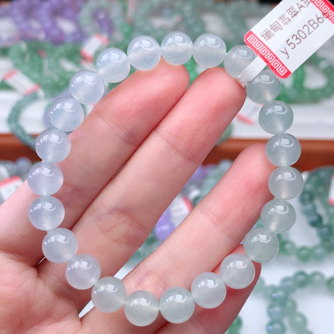 翡翠手链未镶嵌翡翠8mm