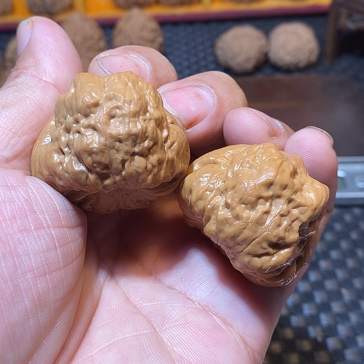 吊坠文玩核桃39尺，古蟾