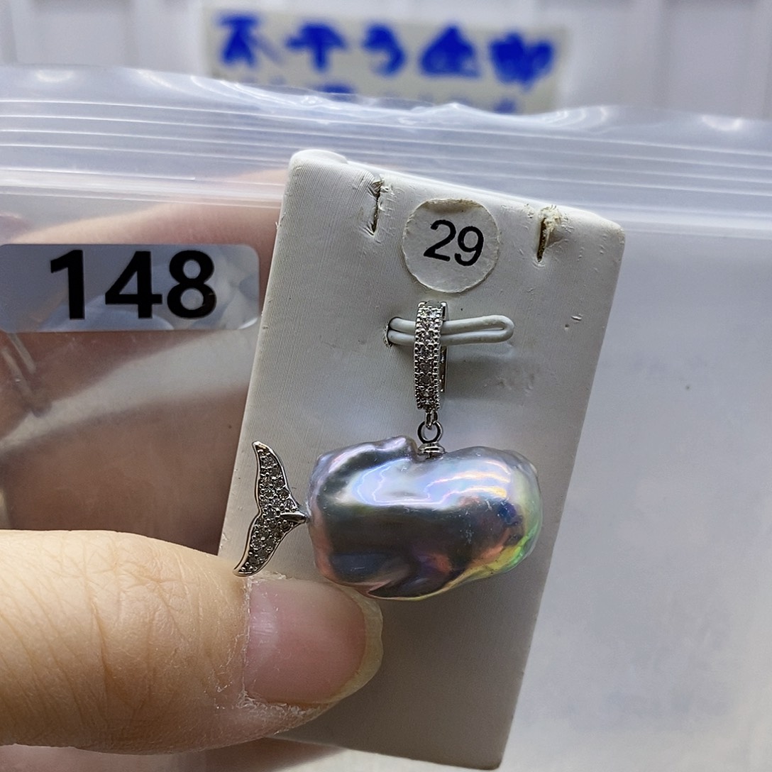 颈饰合金淡水珍珠