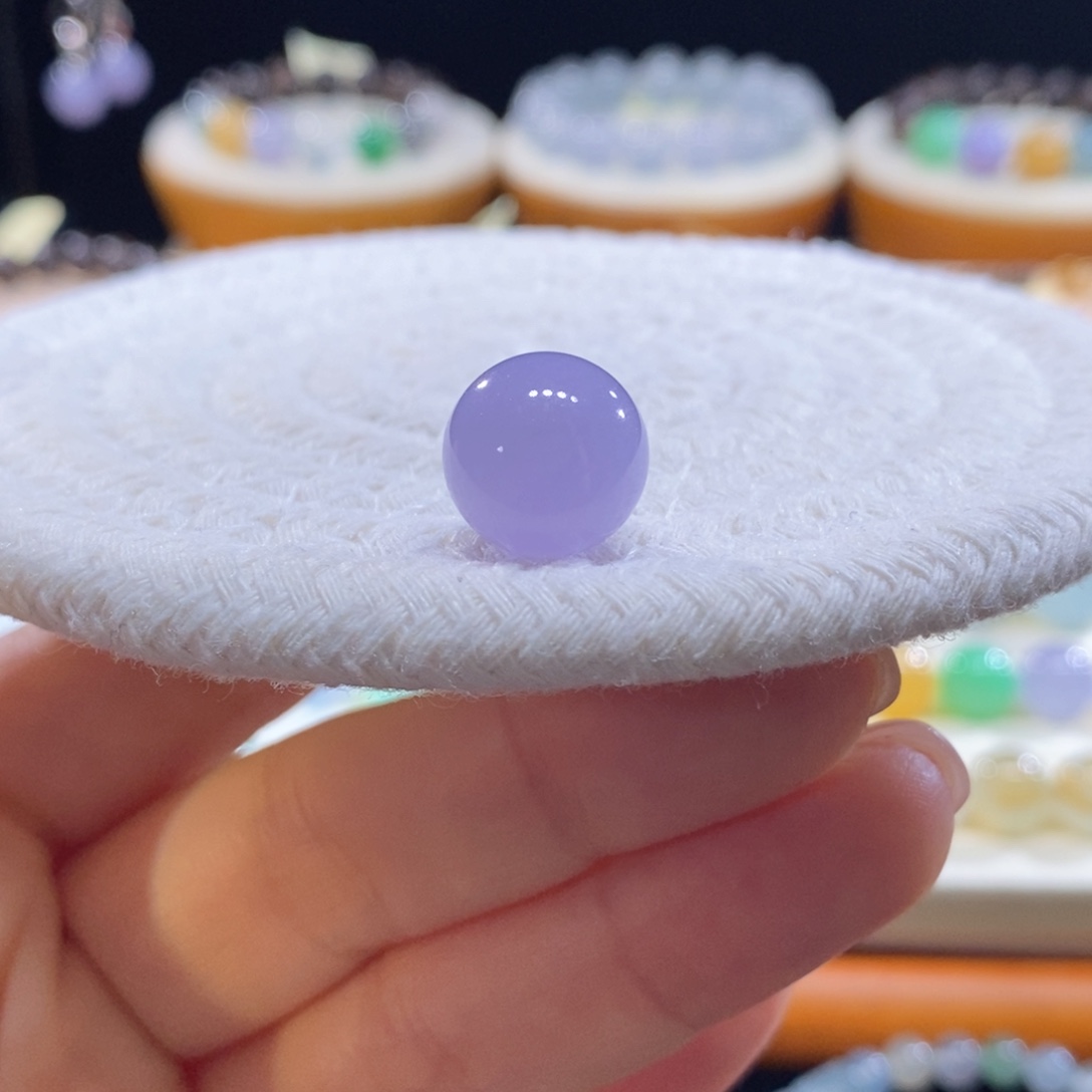 翡翠未镶嵌颈饰红紫（粉春）