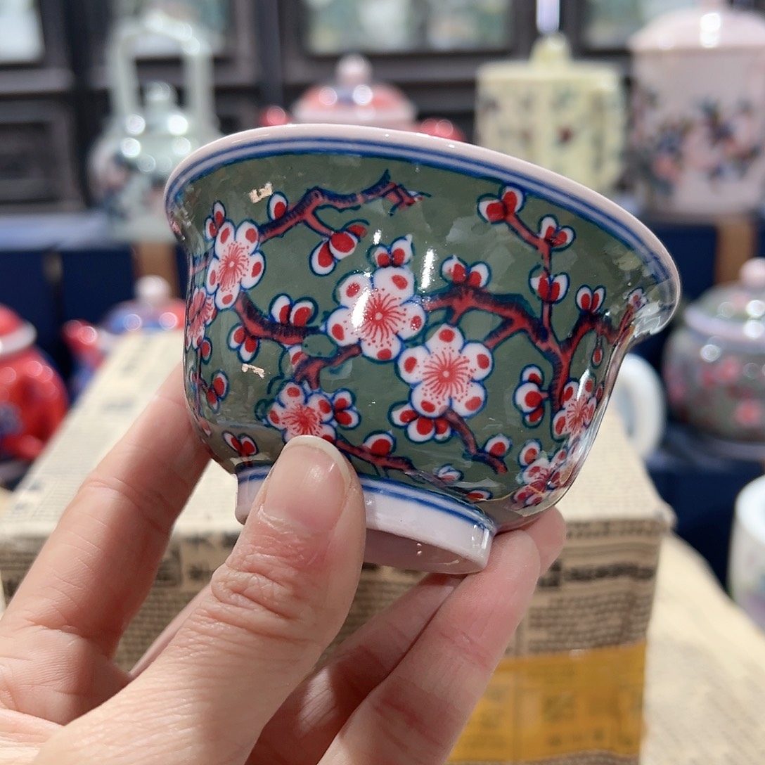 陶摆件景德镇陶瓷杯子