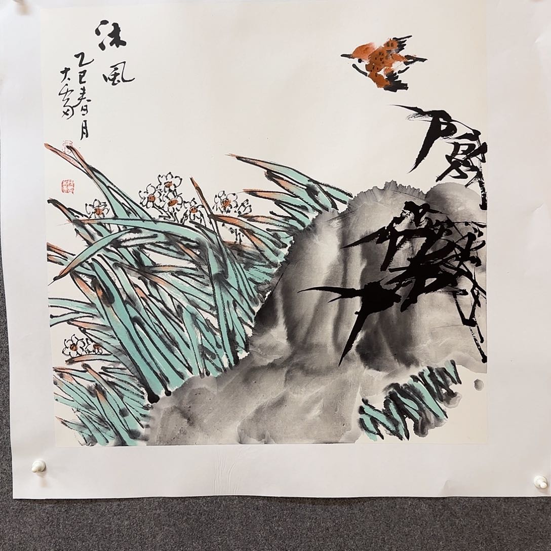 国画大雷老师手绘作品