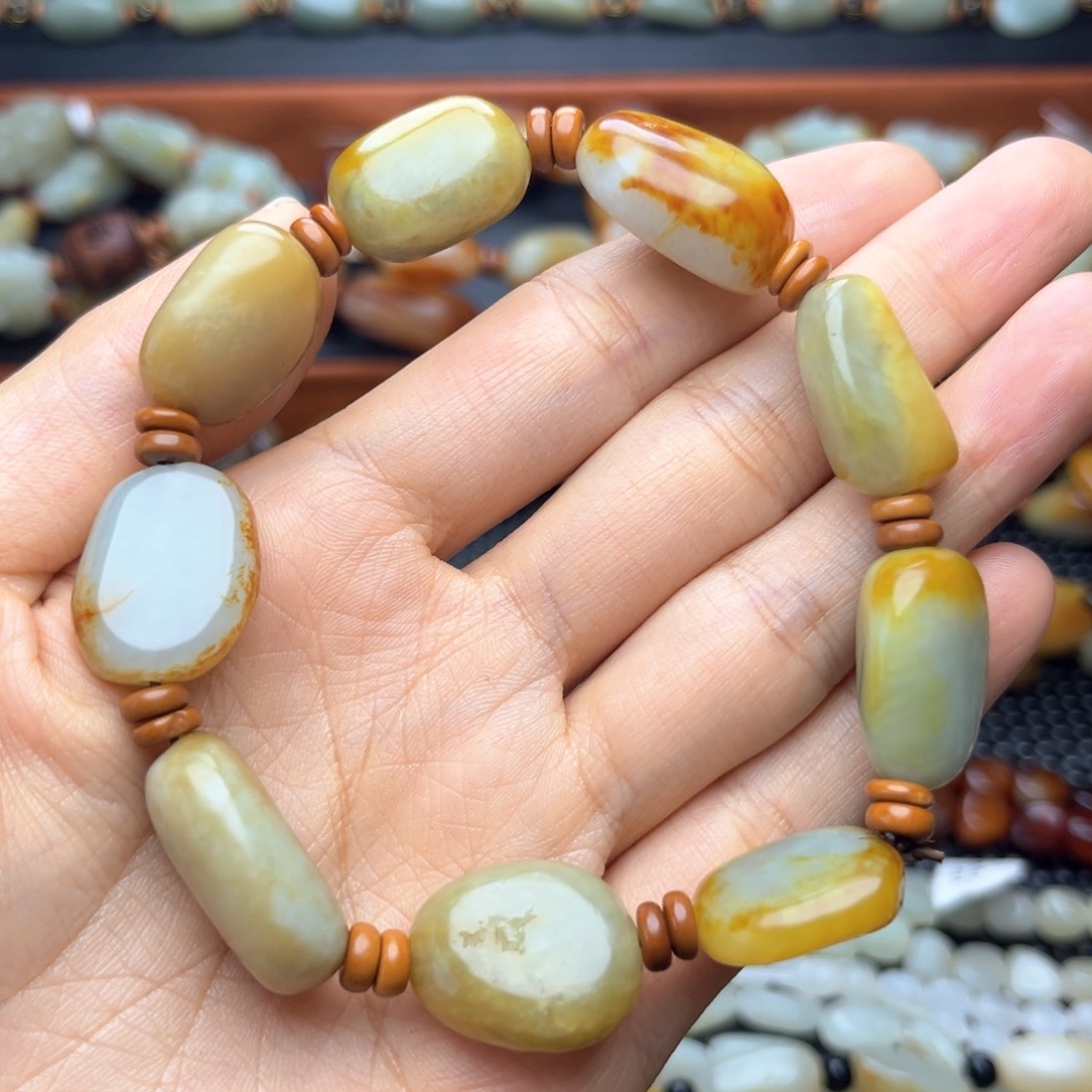 和田玉手链未镶嵌