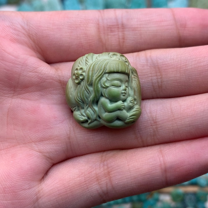 未镶嵌绿松石原矿绿松石系列