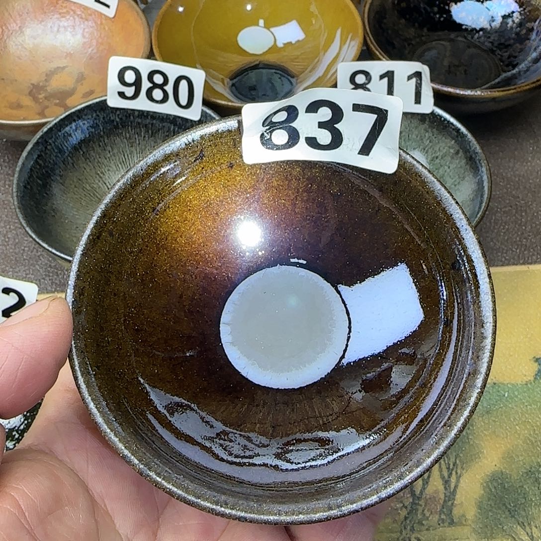 茶盏建盏杯主人杯龙窑柴烧