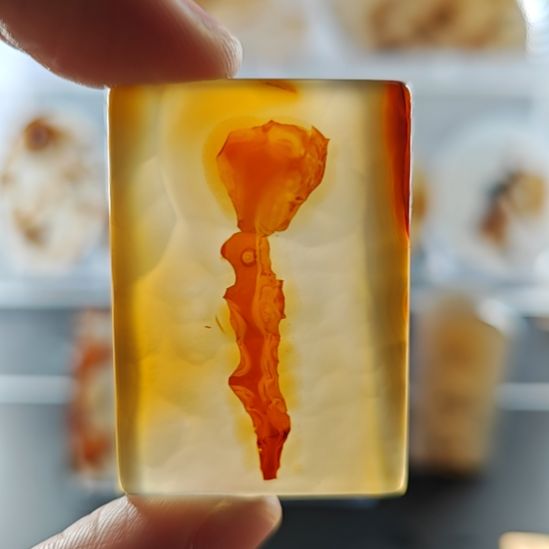 玛瑙/玉髓未镶嵌吊坠(不含链)107号