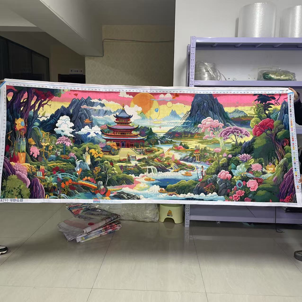 手工十字绣成品绿野仙踪t232