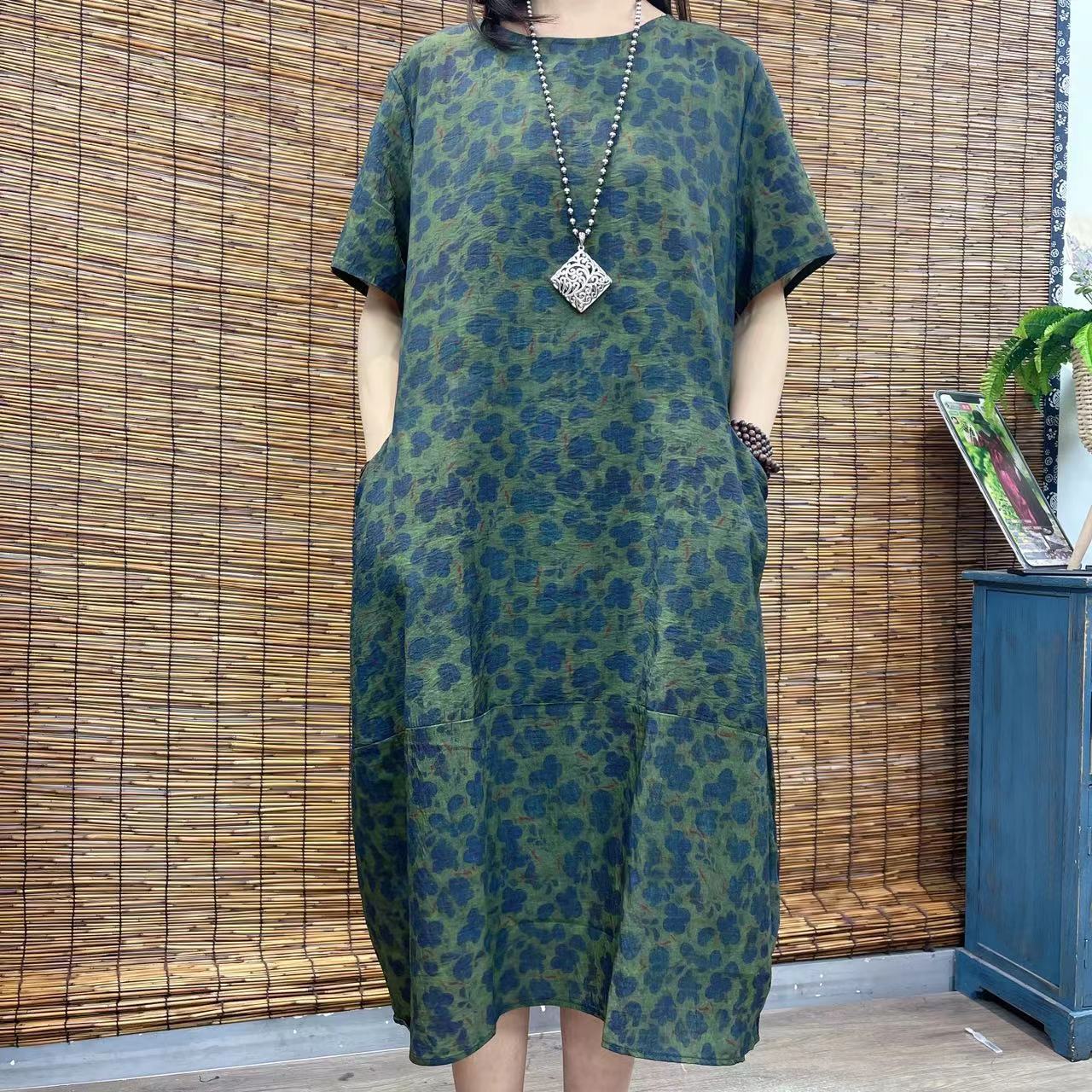 9678夏季新款时尚洋气减龄气质显瘦连衣裙