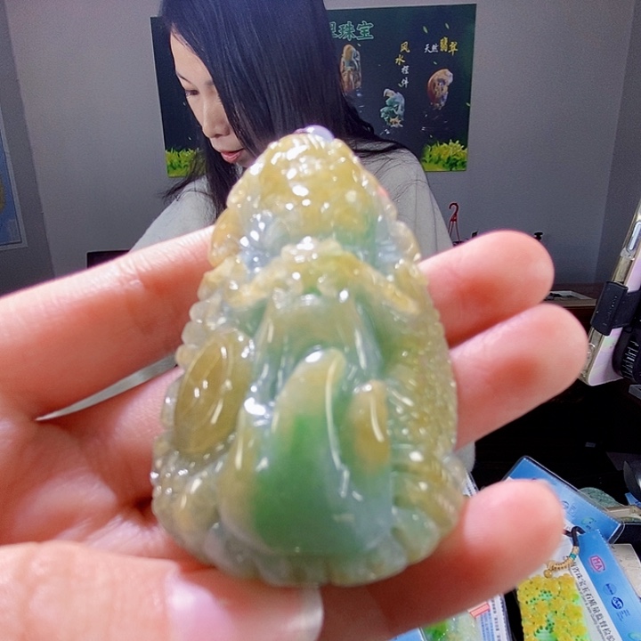 颈饰未镶嵌翡翠翡翠