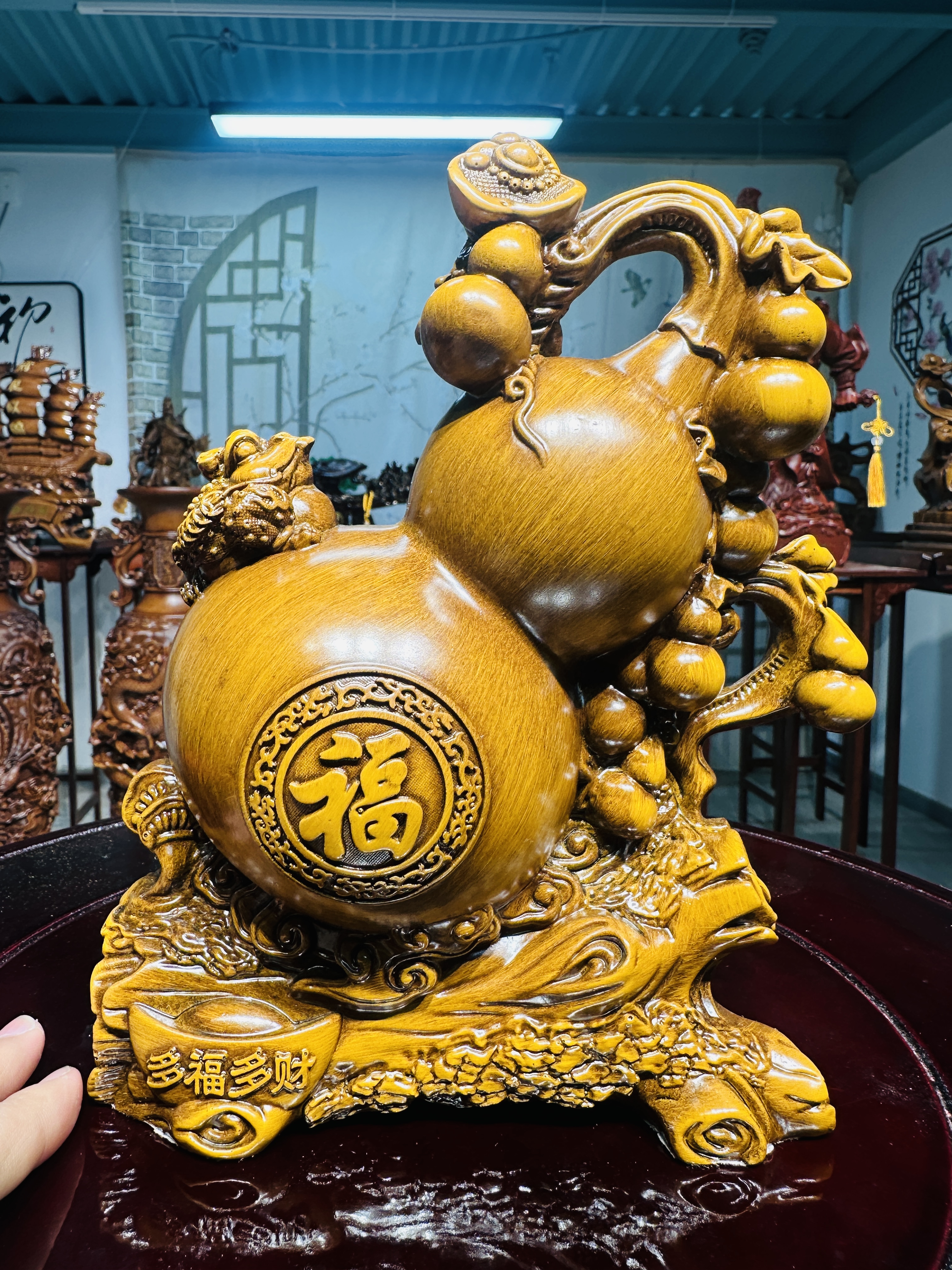 BYJ（多福多财）  葫芦摆件  桌面摆设  666728--078