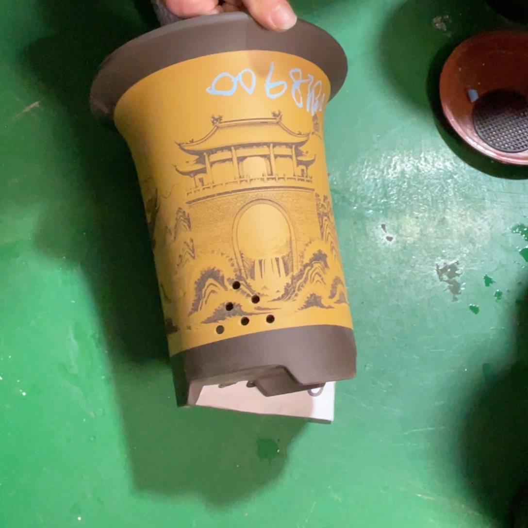 柯***)紫砂花盆大侠处理