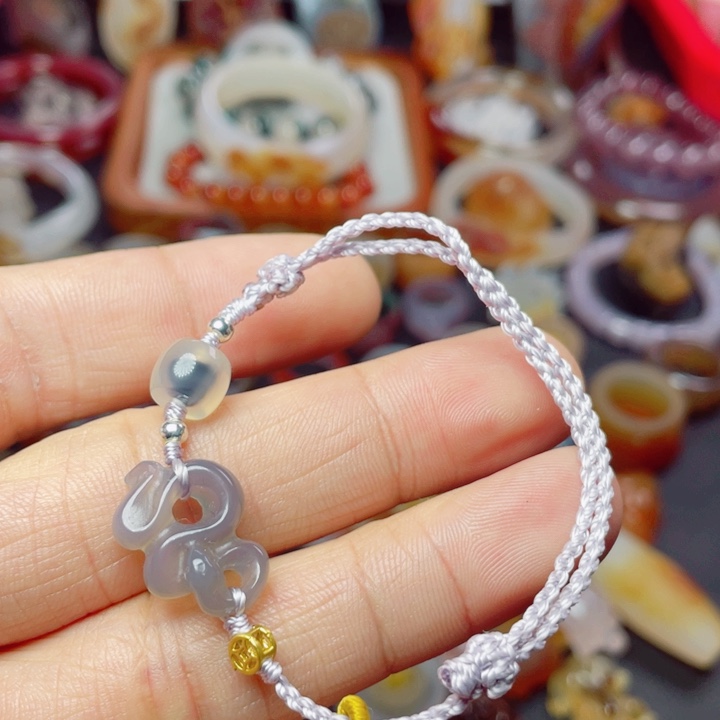 玛瑙/玉髓手链未镶嵌