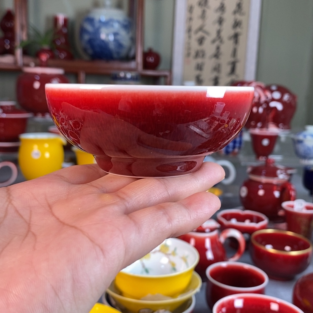 清欢雅玩原矿郎红福利普洱杯