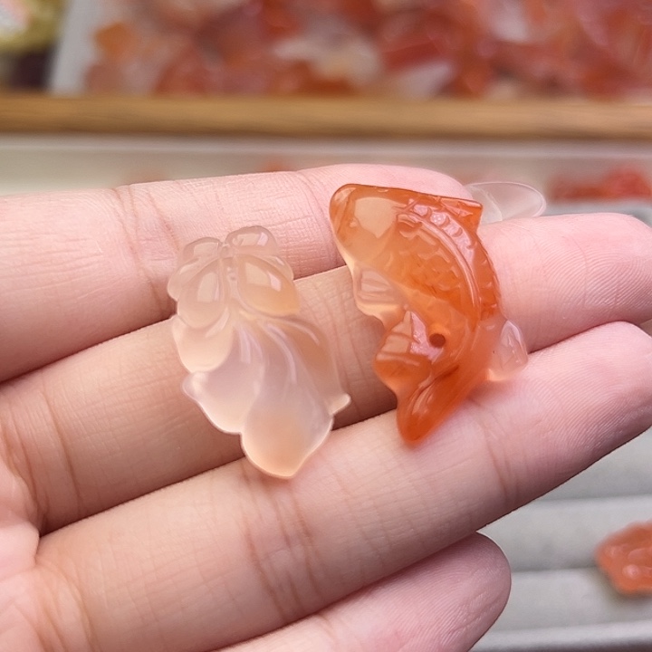 天***物南红玛瑙合金手链36