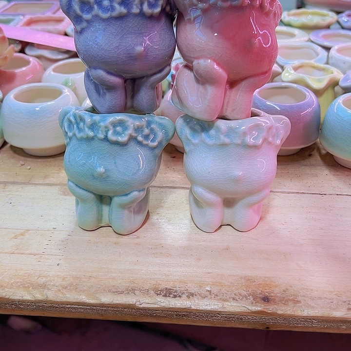 陶瓷花盆当场凑满12包邮