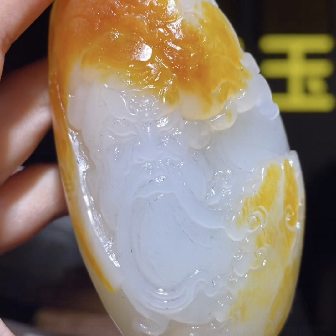 手把件货玉石把玩件文玩摆件D2