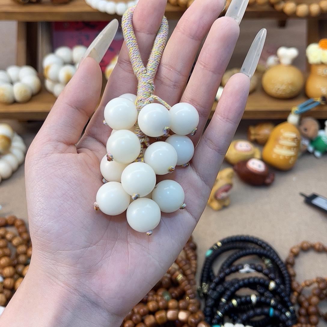 菩提根/象牙果吊坠菩提根葡萄串