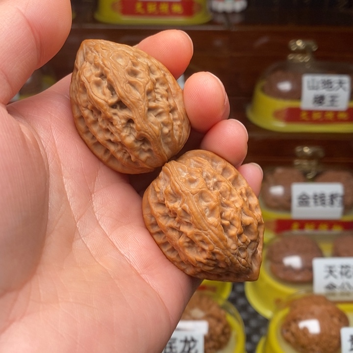 吊坠文玩核桃佛光鸡心