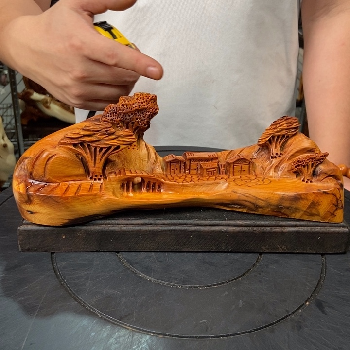 柏木（崖柏）山水倒流香送两盒香