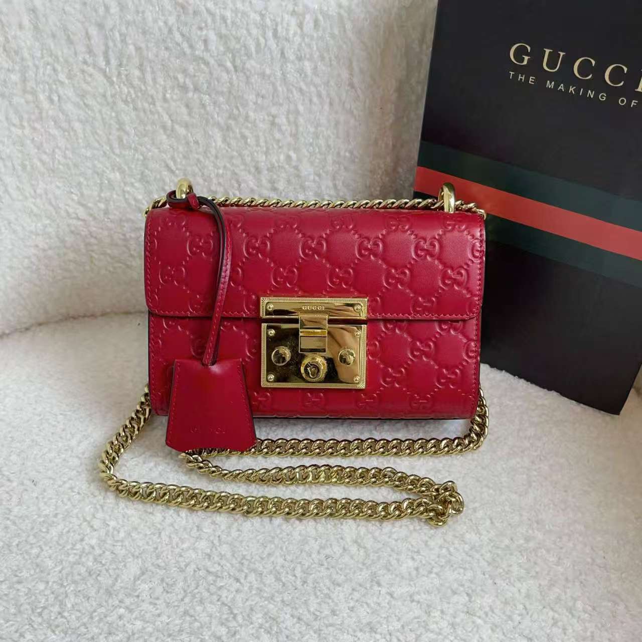 99新 GUCCI/古驰 红金月光宝盒小号/50303969/12期免息/代卖服务