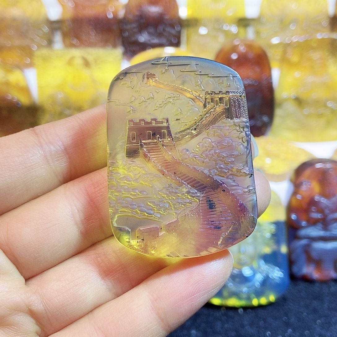 琥珀颈饰未镶嵌琥珀