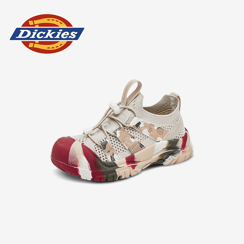 Dickies儿童鞋2025夏季新款运动鞋飞织网面透气轻便休闲户外鞋子