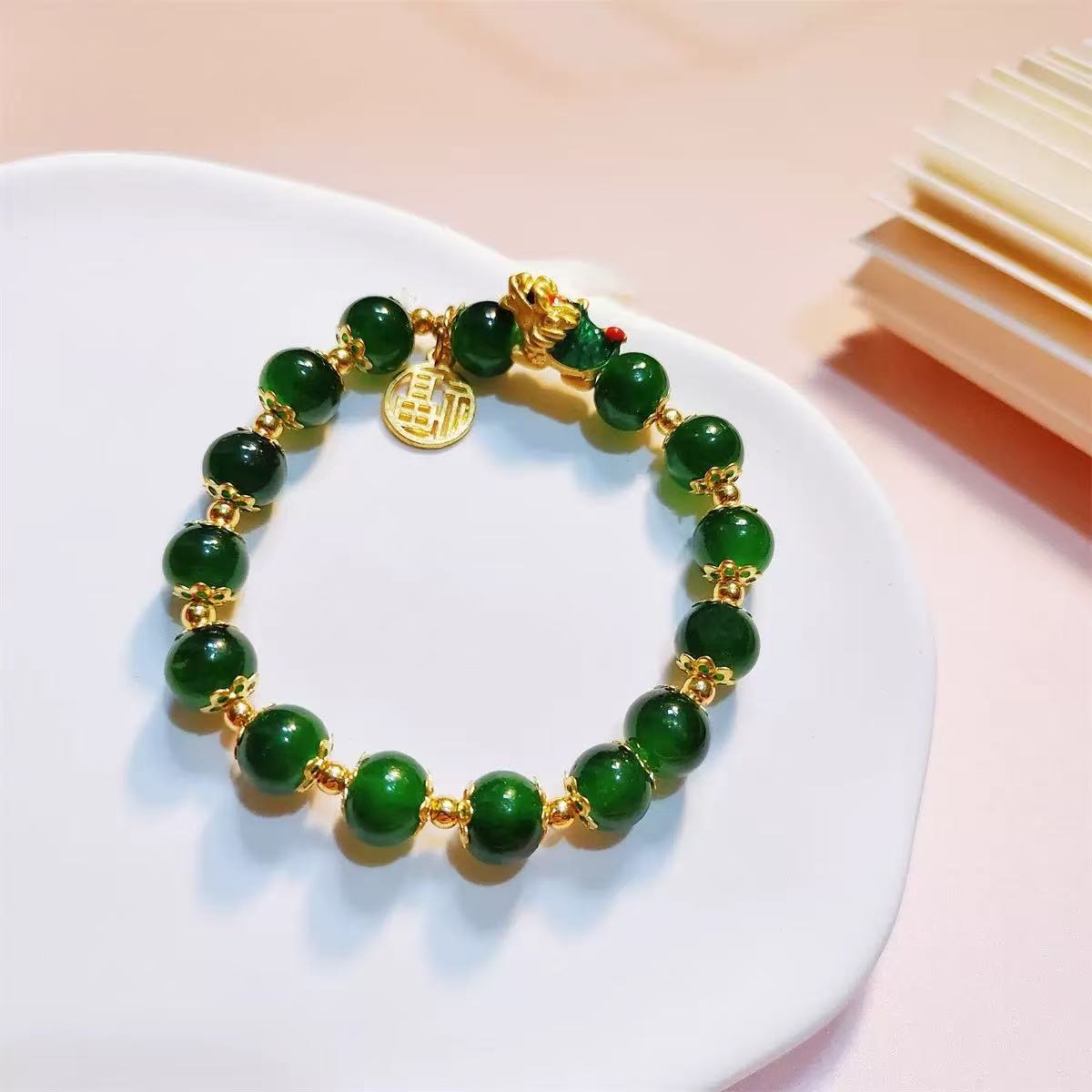 铜合金树脂手链 C109精美手串 无礼盒