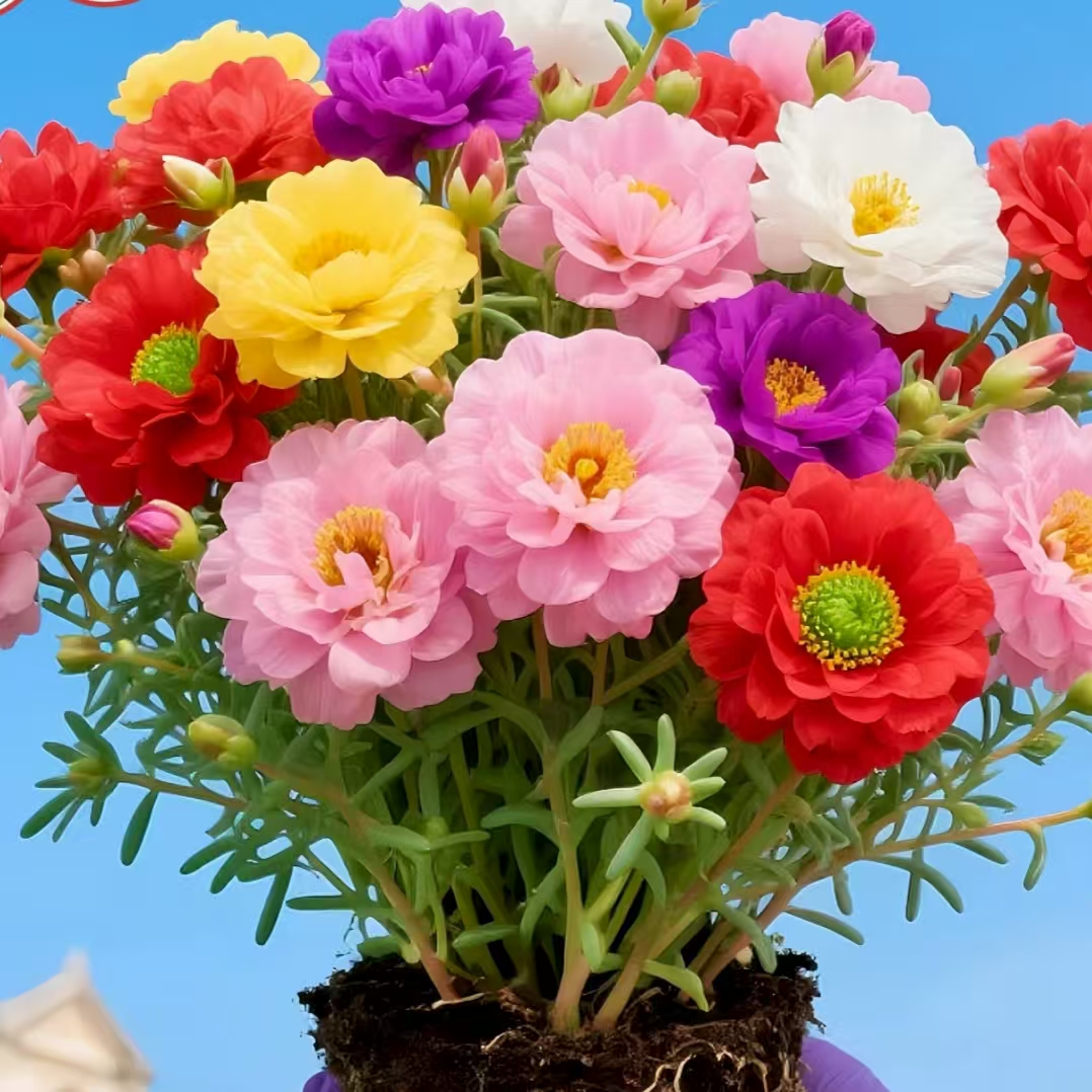 彩色太阳花 1棵  四季开花耐寒热易存活阳台外院 云南鲜花绿植