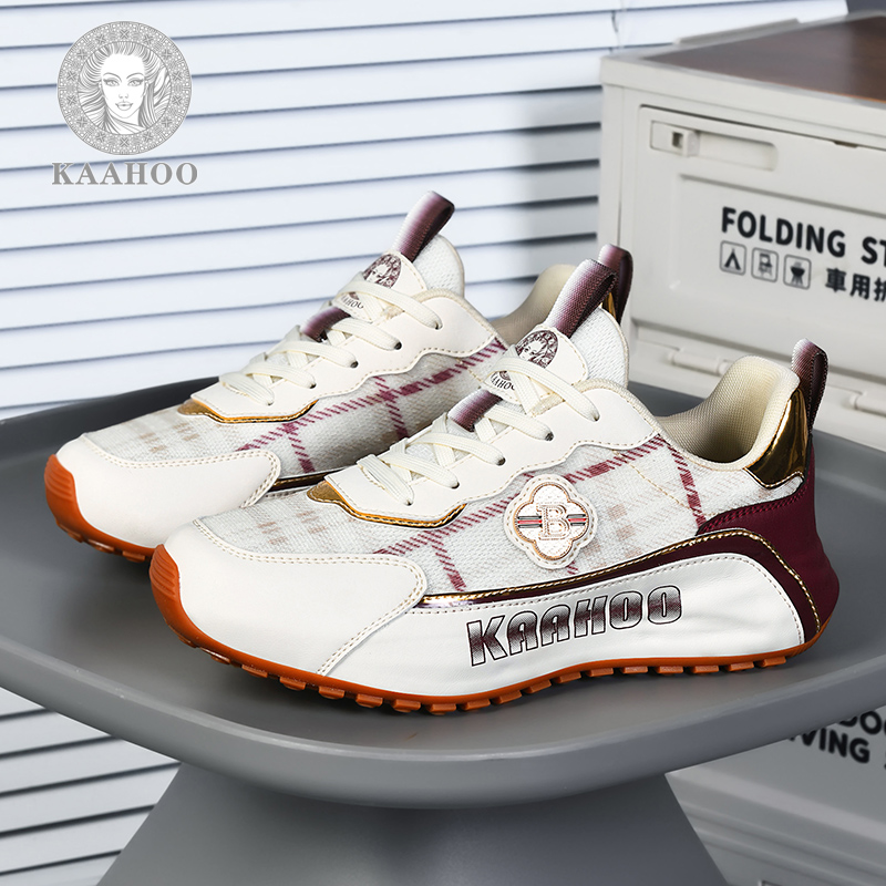 杜莎雷奴休闲透气复古2025年网红男鞋板鞋男士时尚百搭轻奢低帮