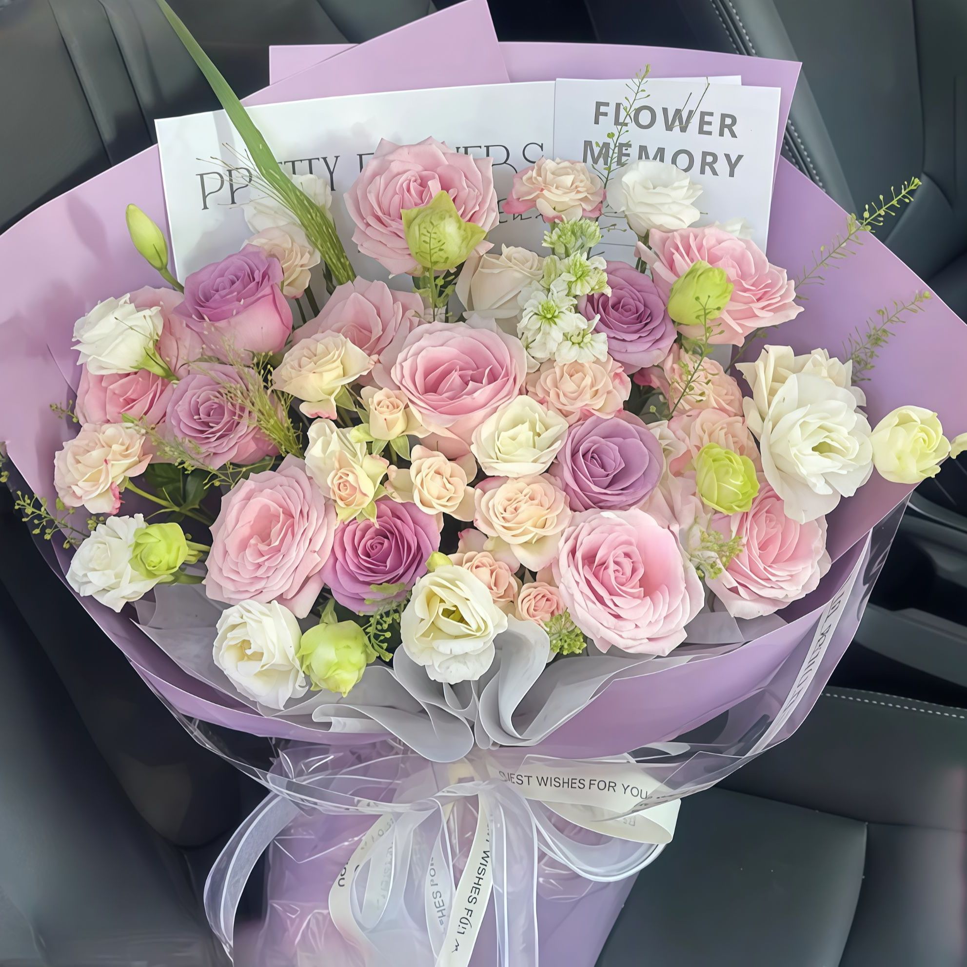 2025“紫”喜欢你♥【维也纳の浪漫】一举夺魁12支紫玫瑰粉玫瑰混搭鲜花束送女生送朋友节日生日礼物同城鲜花小时达