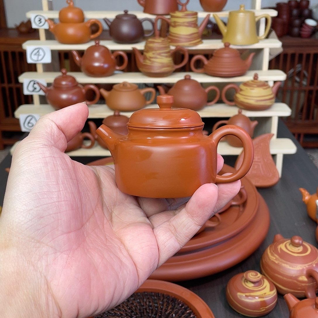 朱泥茶壶m****90cc朱泥德钟