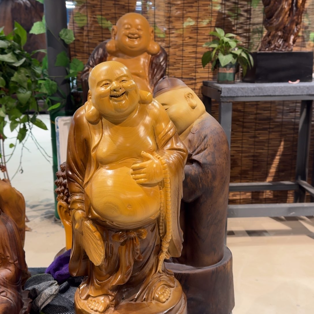 香樟木爱**远香樟木弥勒佛一物一拍