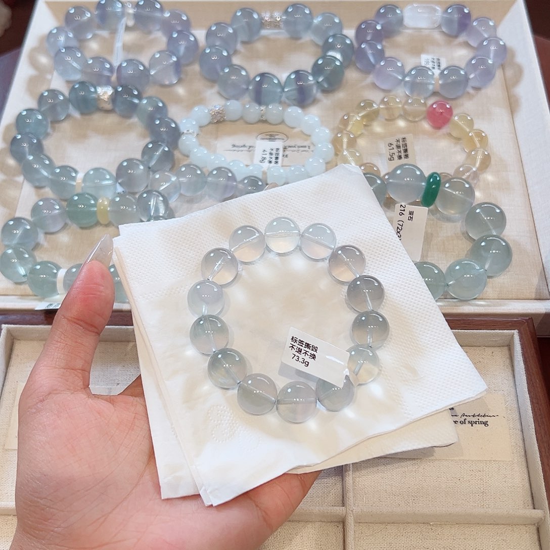 水晶手链未镶嵌忘*48小时鉴赏