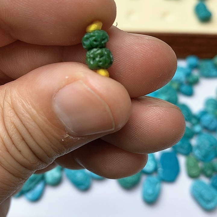 绿松石珠宝奇石未镶嵌